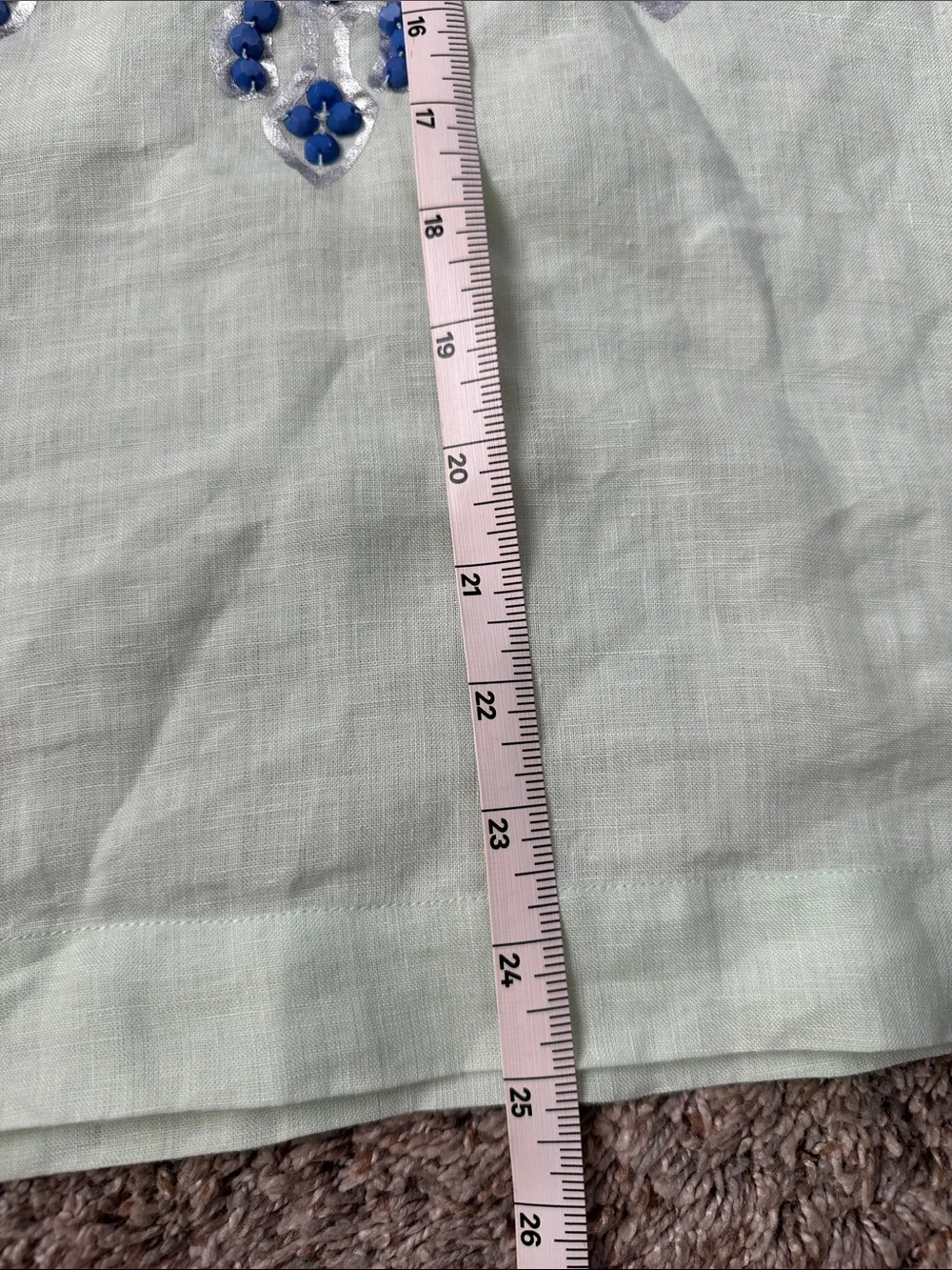 Lilly Pulitzer Amelia Island tunic top is 100% linen! Like new